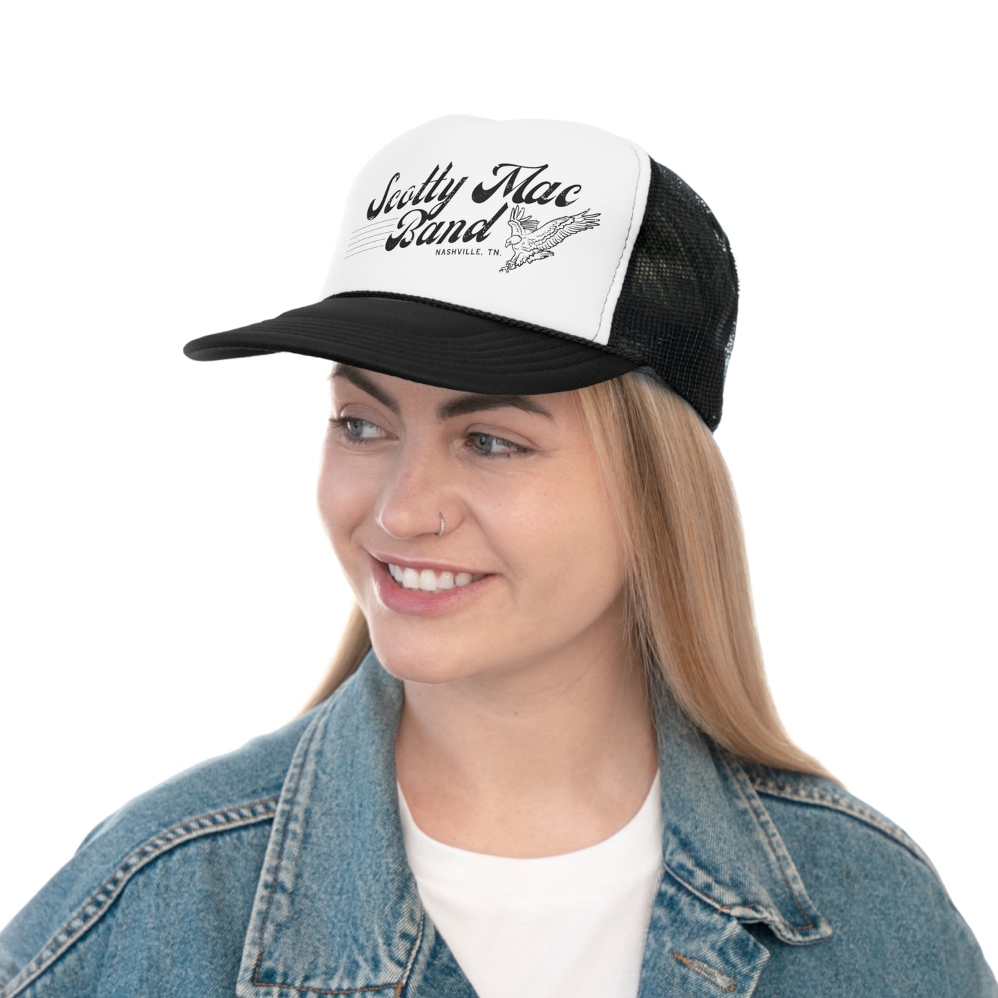 Vintage Eagle B&W Trucker
