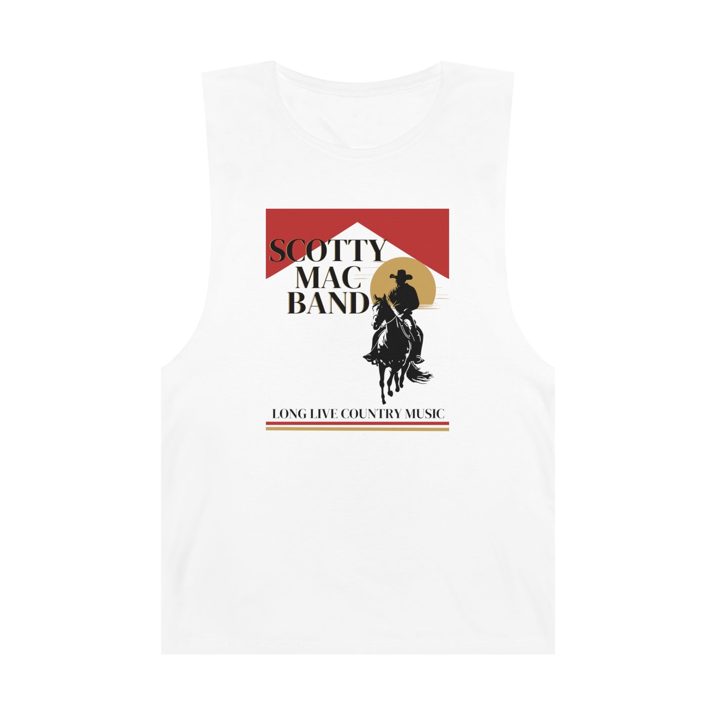 Cowboy Killer Unisex Muscle Tank White