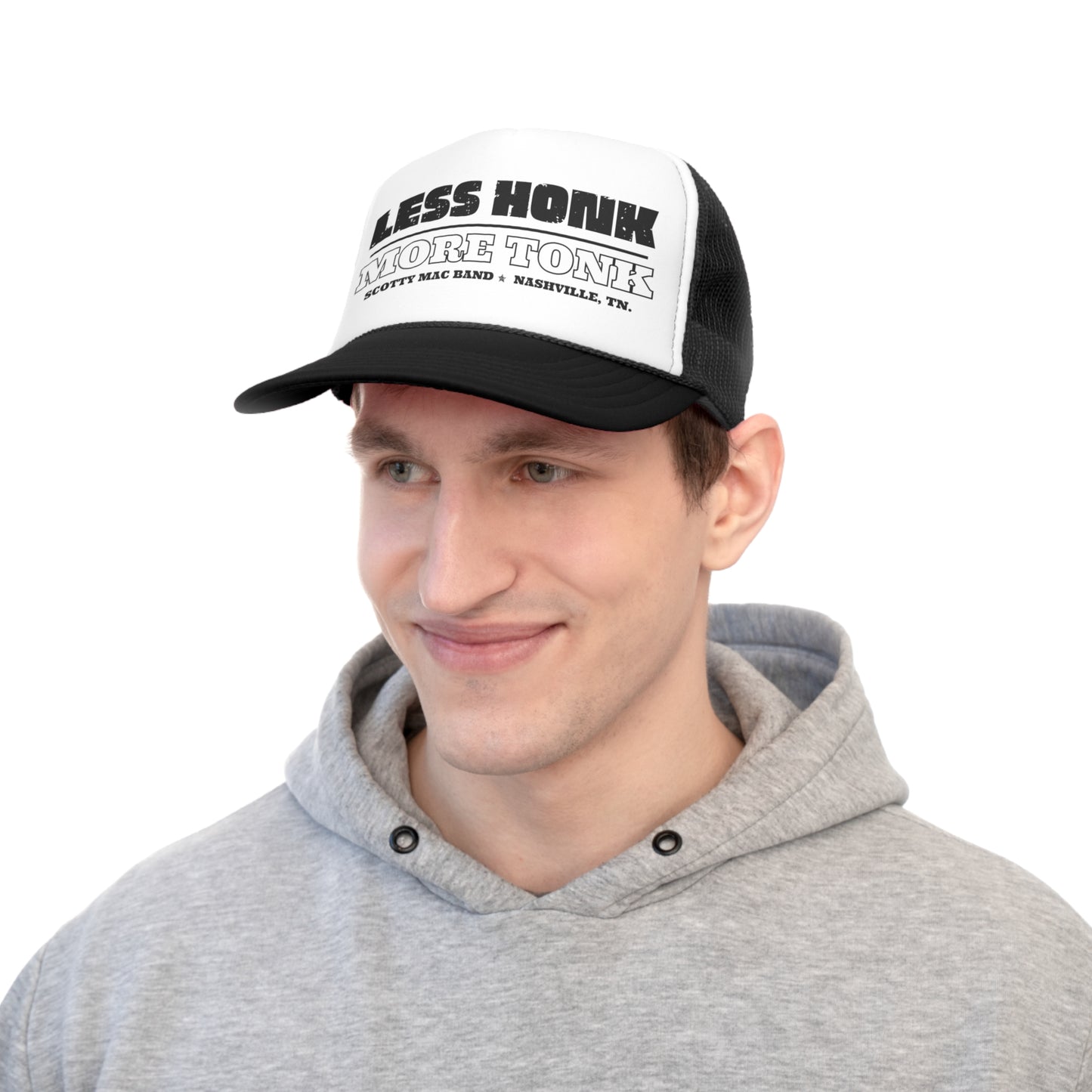 Less Honk More Tonk Trucker Cap