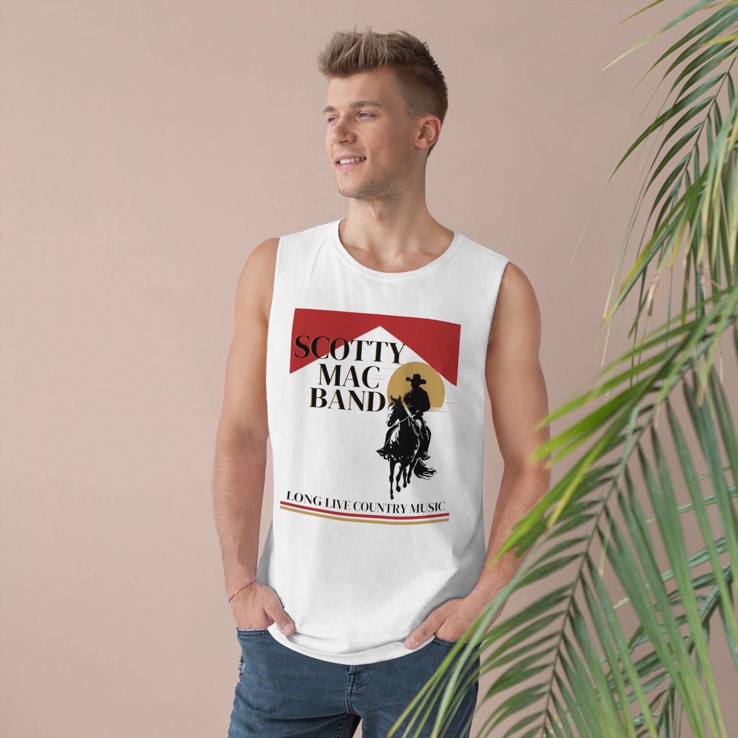 Cowboy Killer Unisex Muscle Tank White