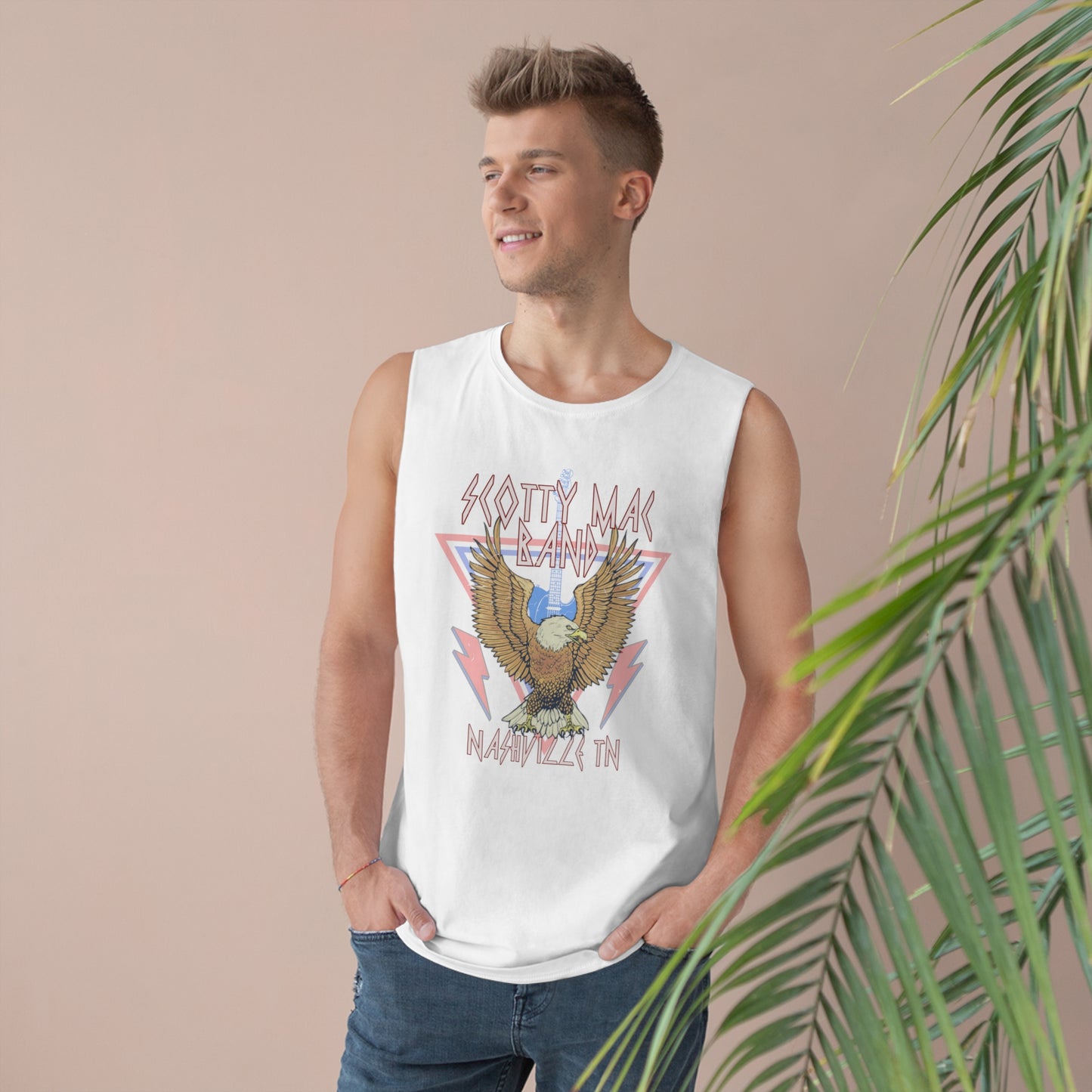 Wings of Glory Ladies Muscle Tank White